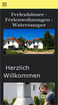 Mobile Screenshot of ferienhaeuser-am-kummerower-see.de